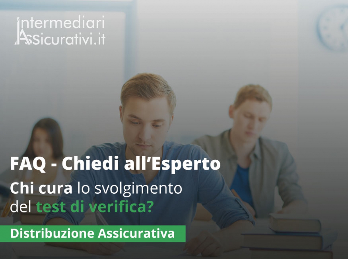 Chi cura lo svolgimento del test di verifica?